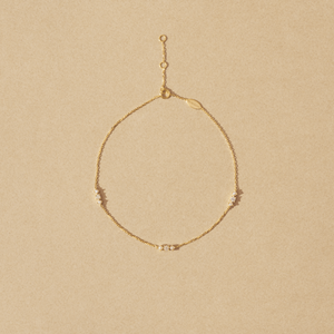 Luna / Diamond & Pearl Anklet