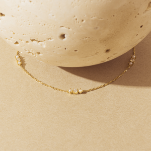 Luna / Diamond & Pearl Anklet