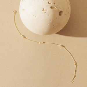 Luna / Diamond & Pearl Anklet