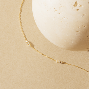 Luna / Diamond & Pearl Anklet