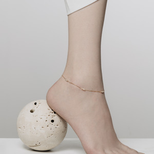 Luna / Diamond & Pearl Anklet
