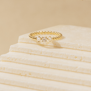 Luna / Diamond & Pearl Ring