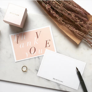 Thank you / Love note （postcard)